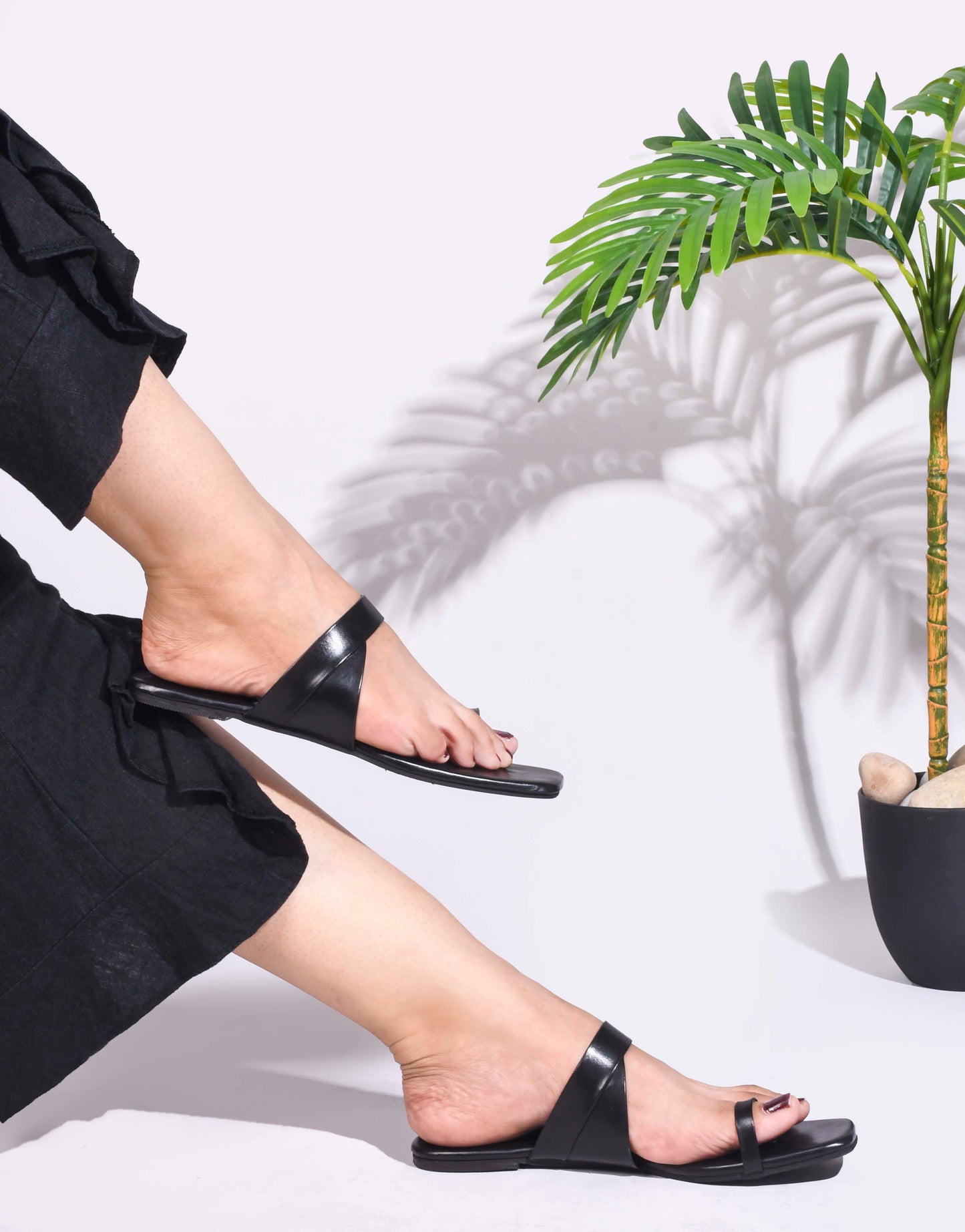 Black and White Textured Block Lace Up Heels for Women and Girls Black