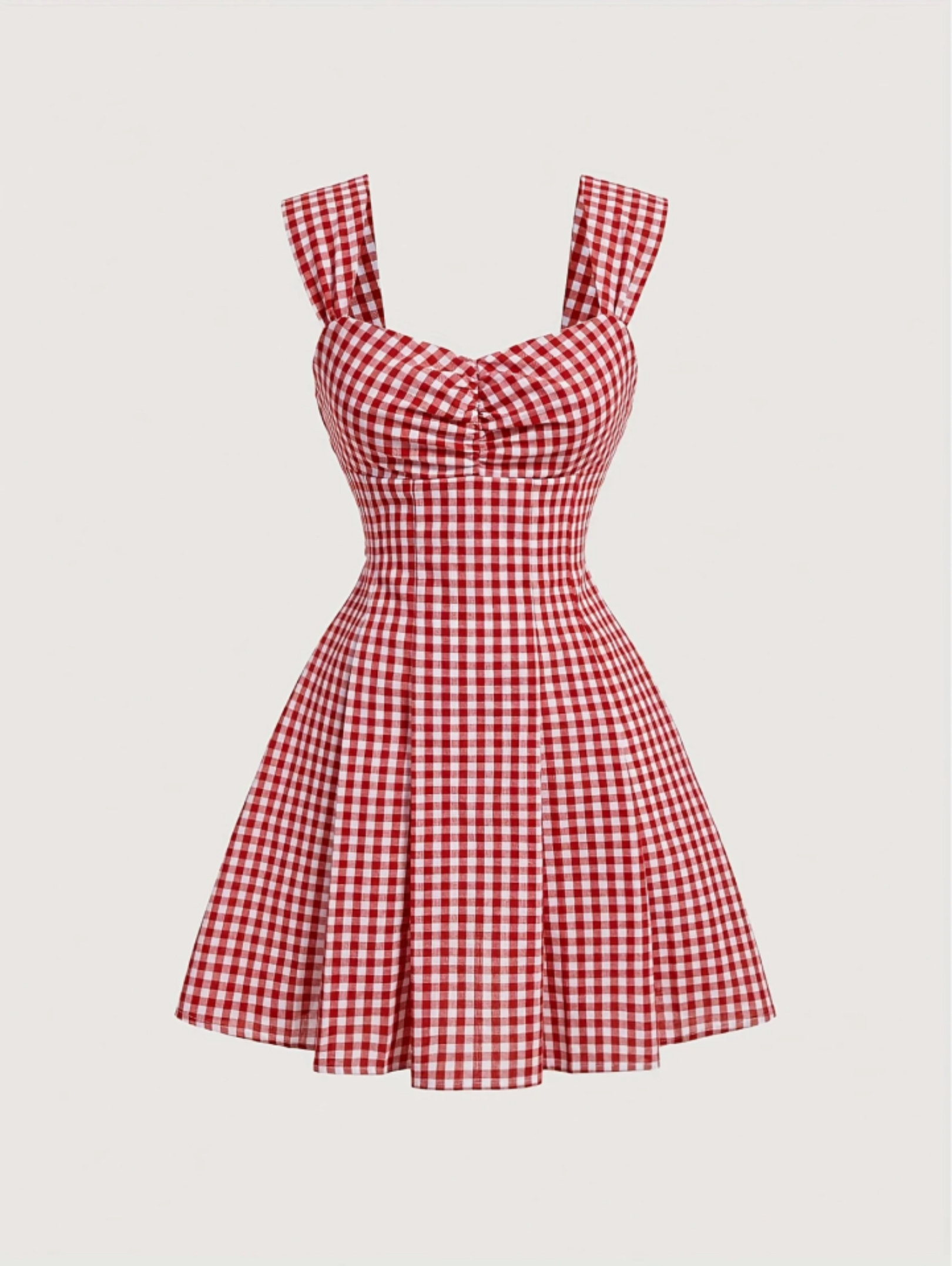 green emerald velvet dress Rihoas Vintage Plaid Shirt Dress main image 0
