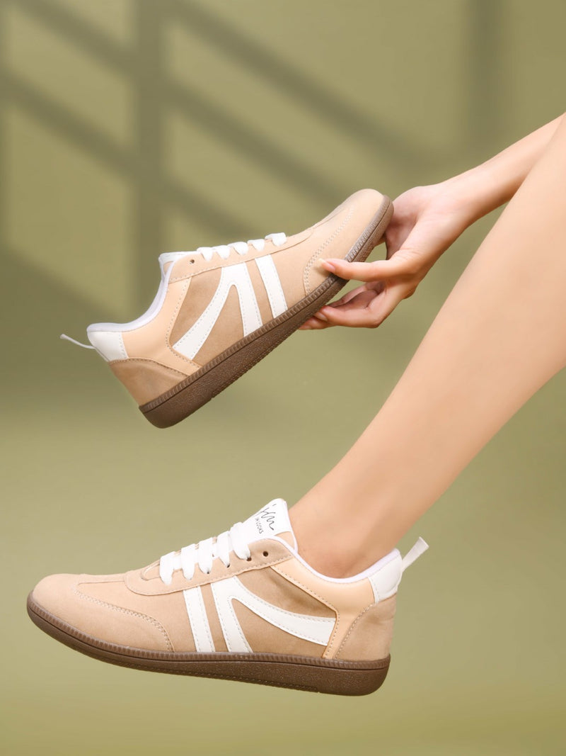 Retro Stripe Suede Sneakers - 3