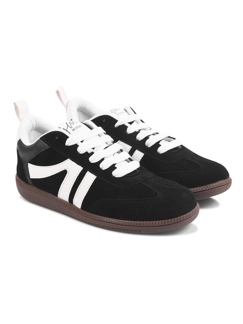 Retro Stripe Suede Sneakers - 13