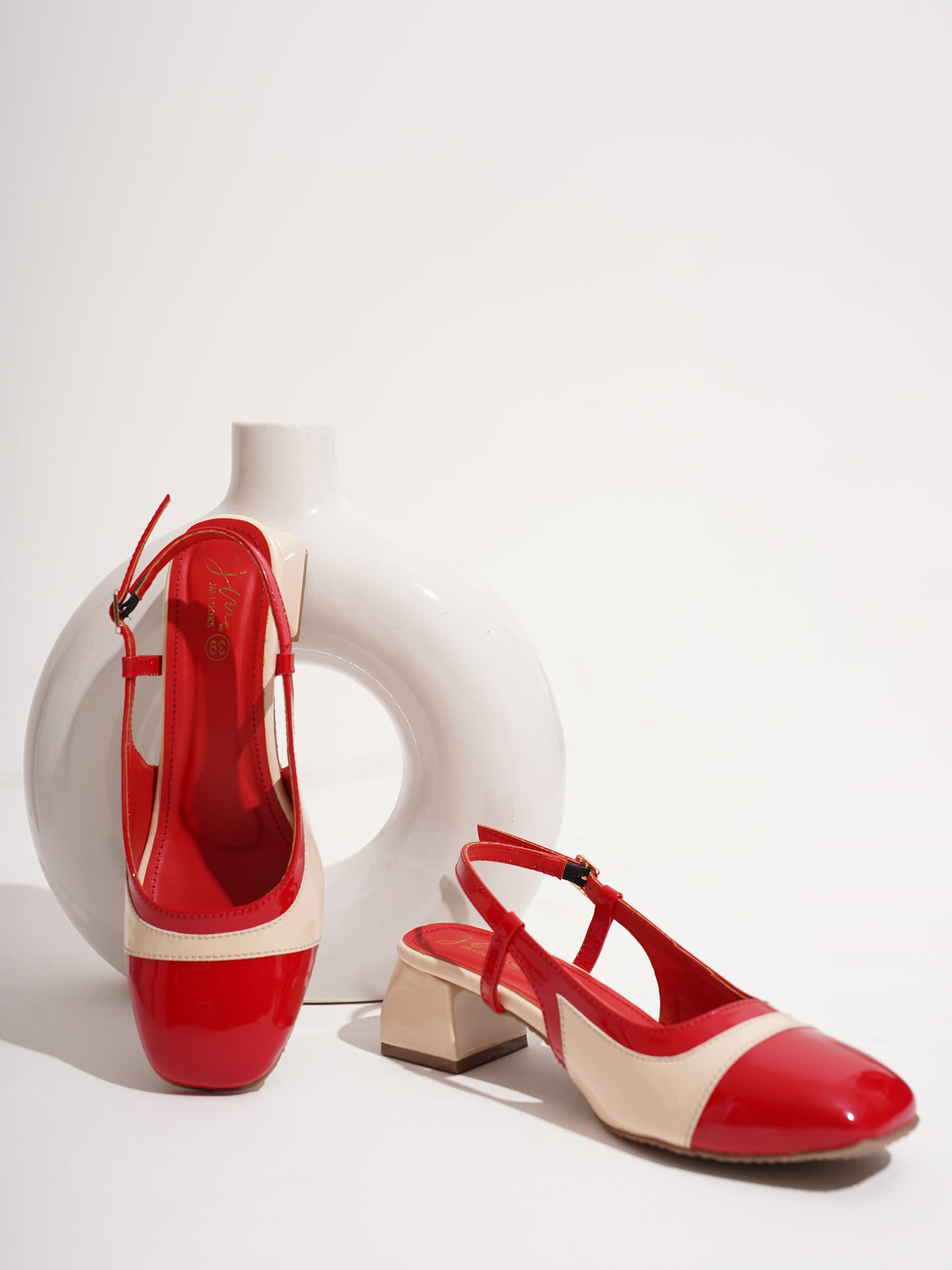 JM Looks Women's Closed-Toe Ethnic Flat Sandals | Traditional Slip-On Footwear White