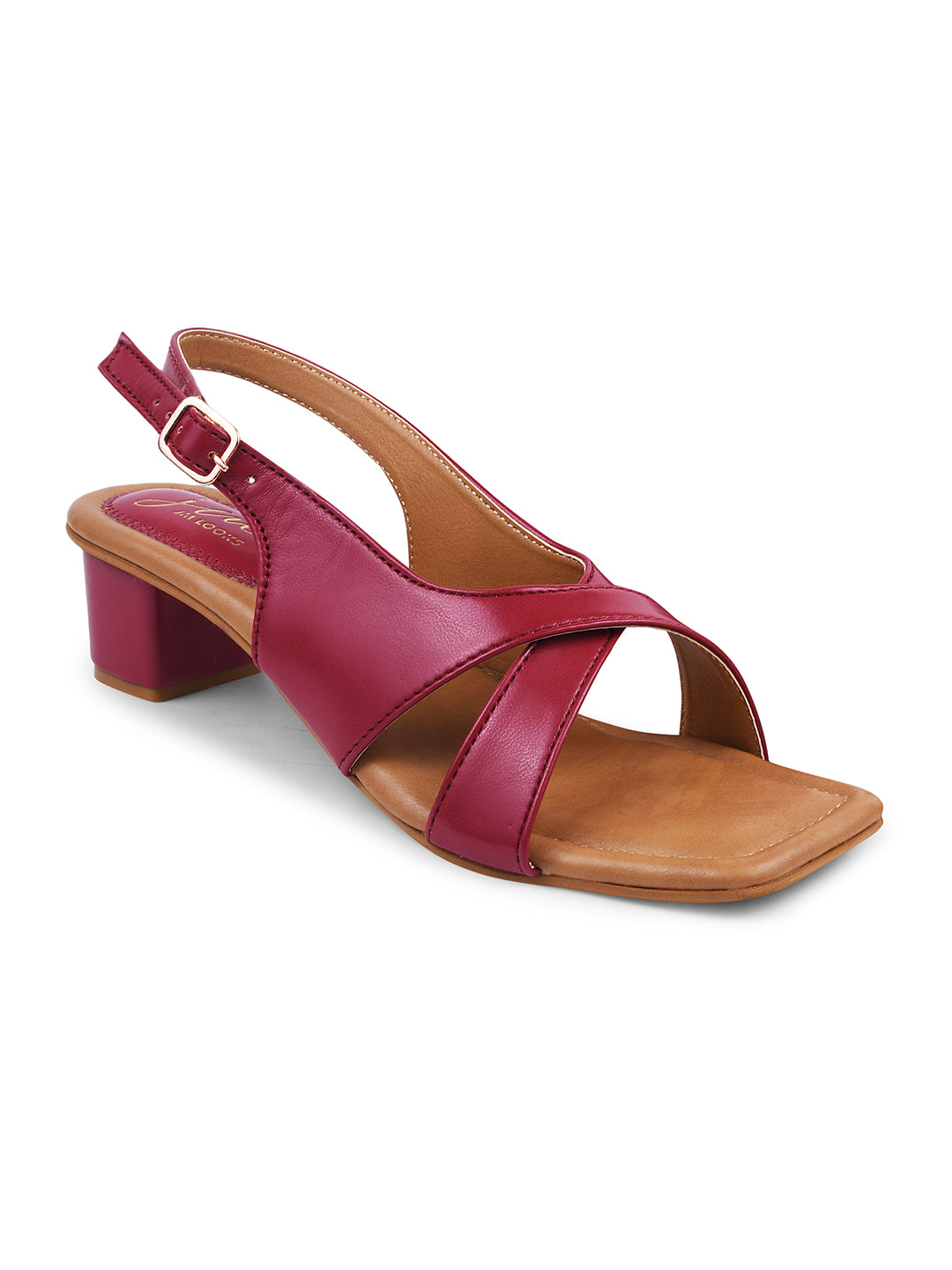 Women's Slingback Block Heels online at JM LOOKS| Shop Now! Cherry