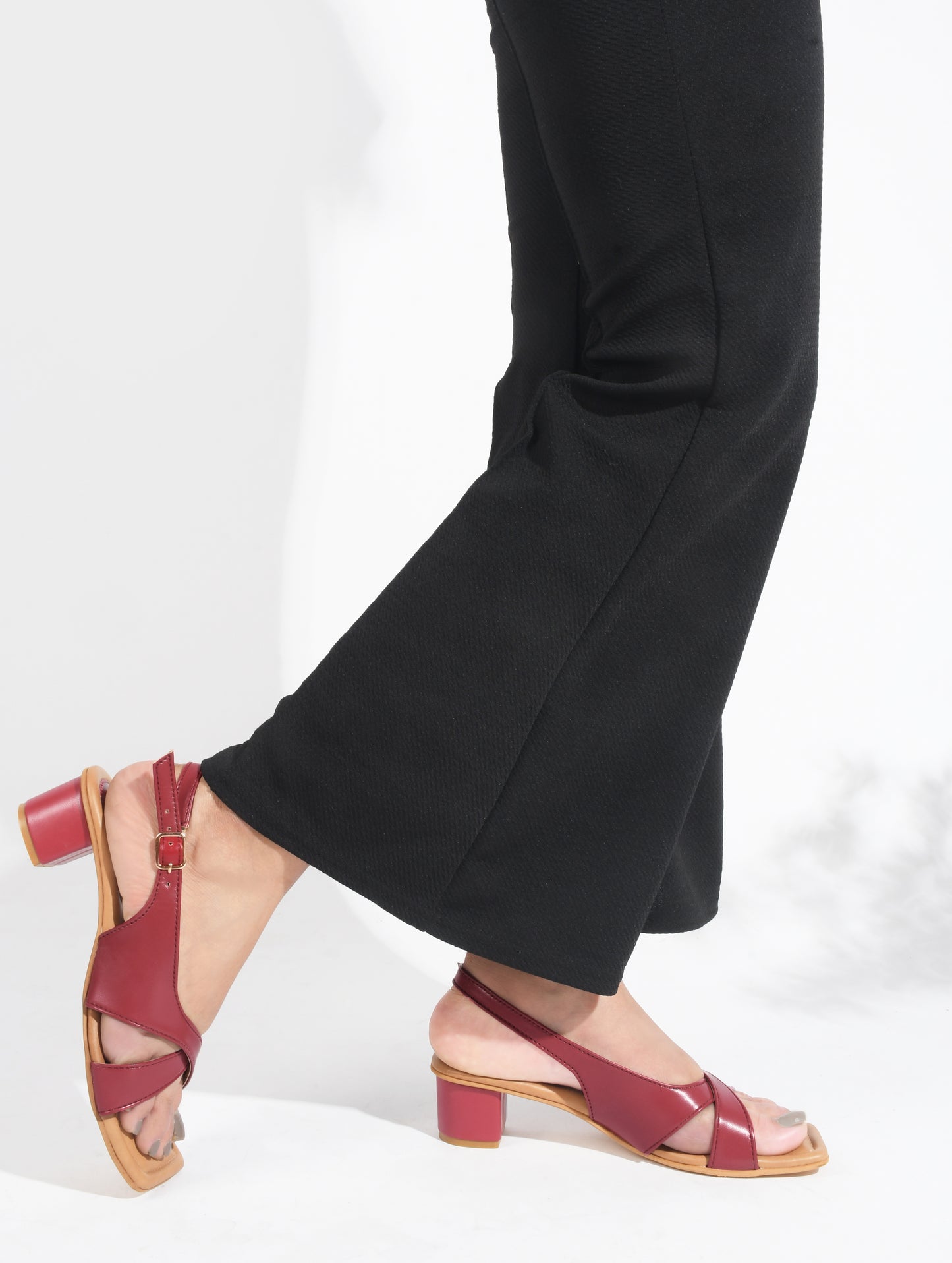 Women's Slingback Block Heels online at JM LOOKS| Shop Now! Cherry