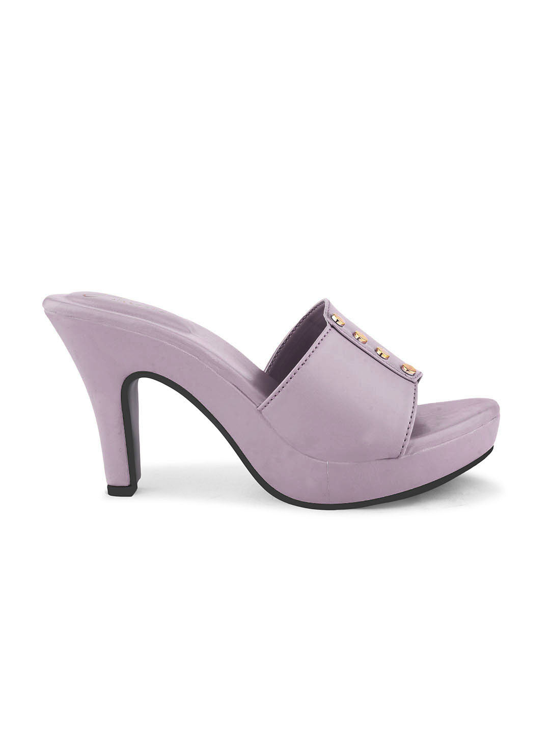 Jm Looks Women's Studded Platform Mules Rose