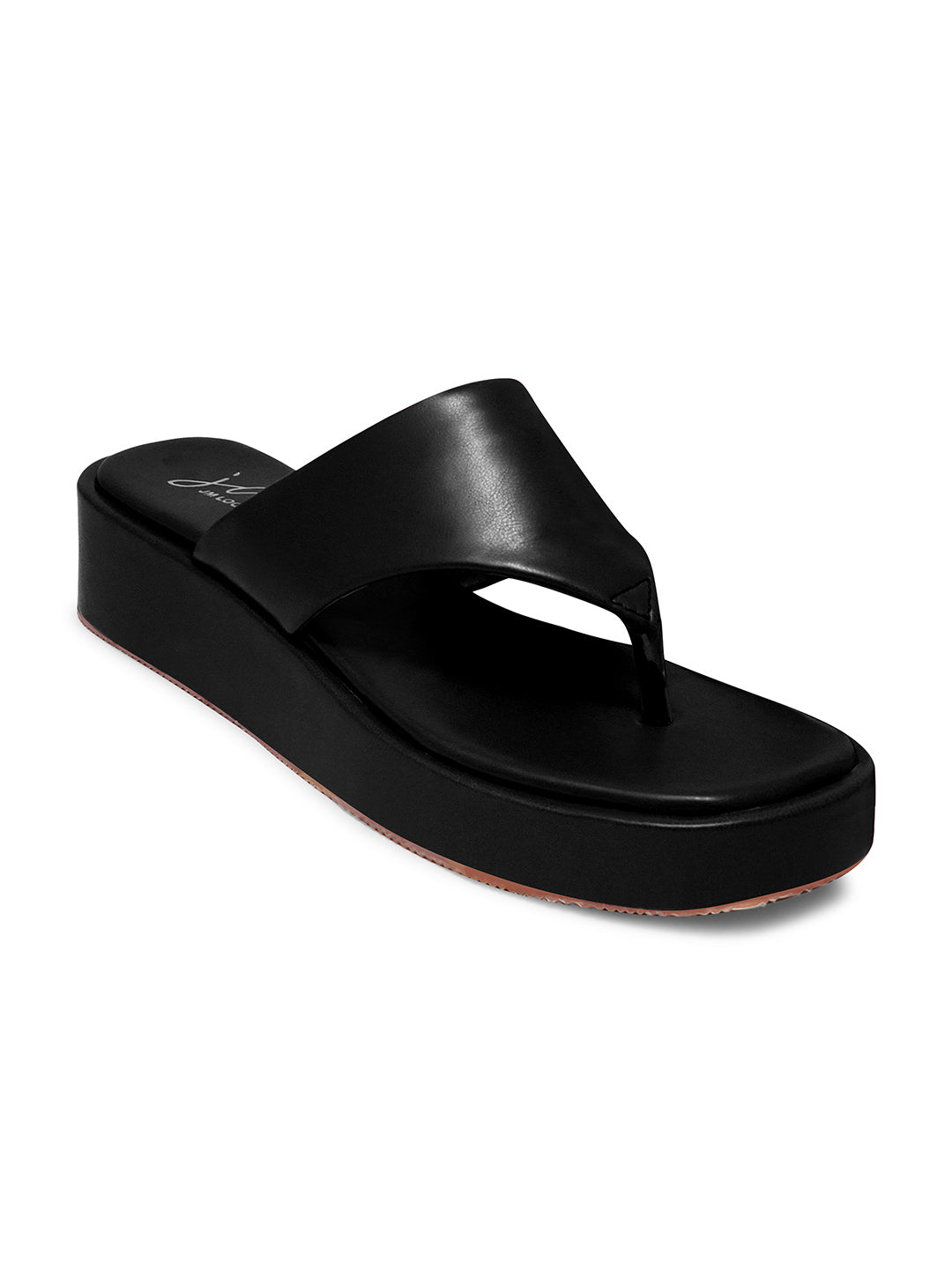Discover the Perfect Platform Flats Sandals for Women and Girls | Shop Now! Black