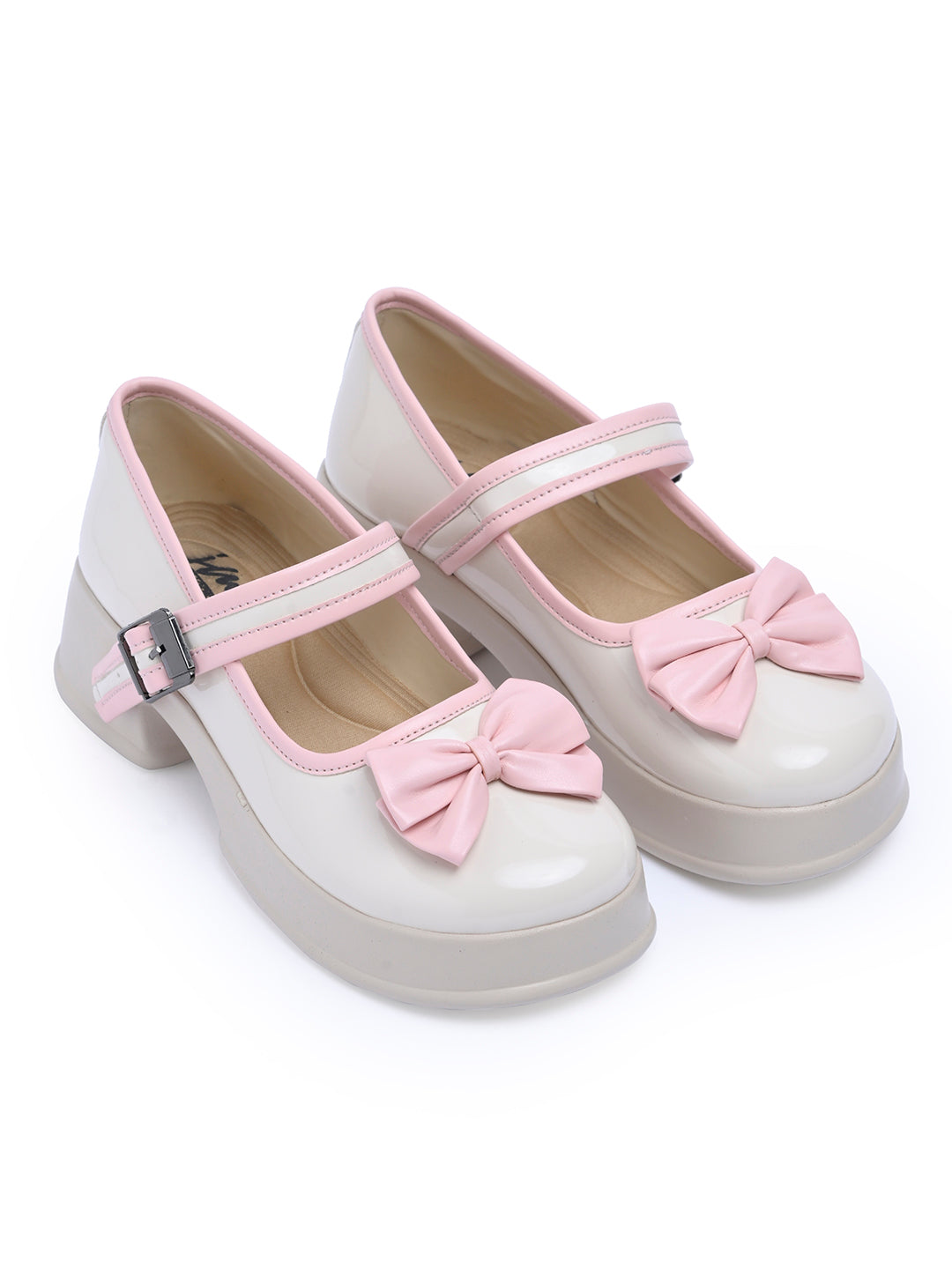 JM Looks Embroidered Toe-Loop Ethnic Flat Sandals for Women | Handcrafted Festive Slip-Ons Cream