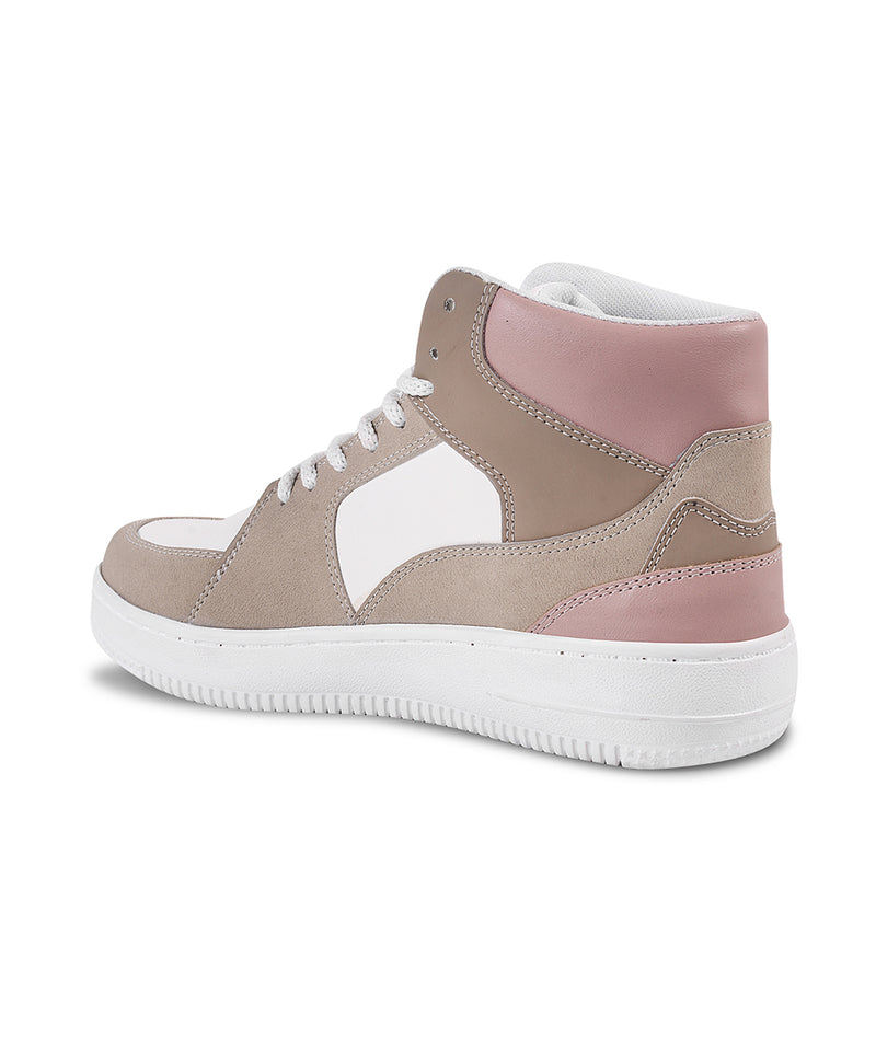 Jm Looks High-Top Casual Lace-Up Sneakers - 12