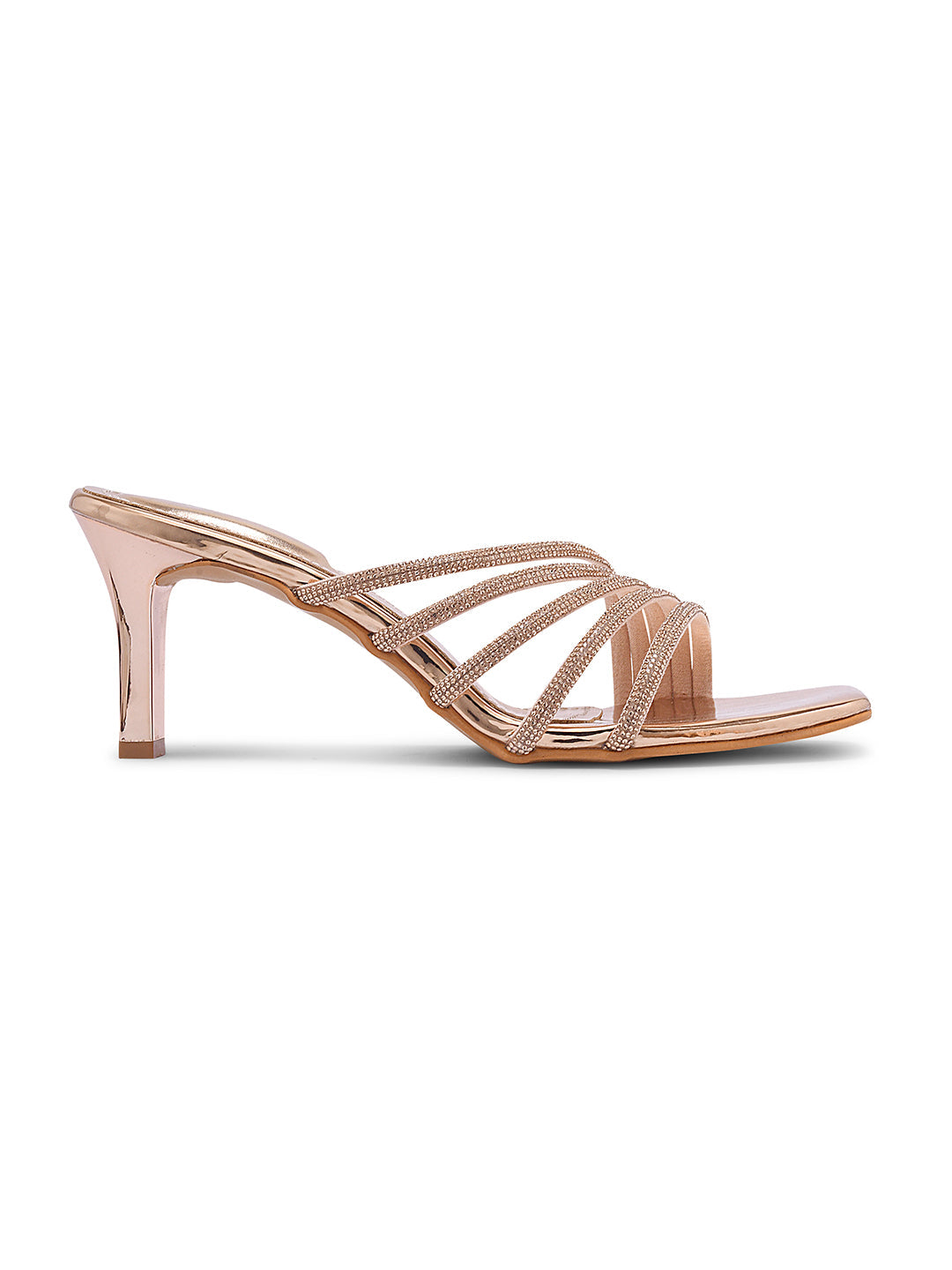 JM Looks heeled sandals with multiple embellished straps and a square toe
Sultan