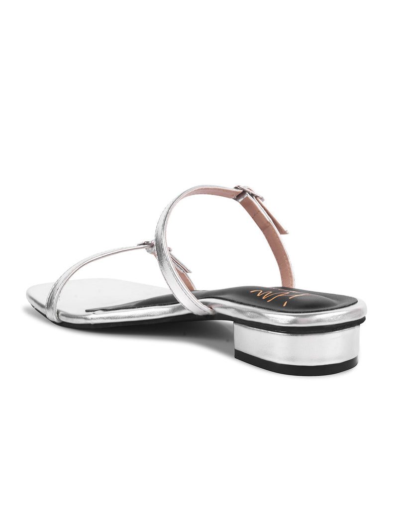 Toe-Ring Sandals | Minimalist Summer Footwear | JM Looks Silver