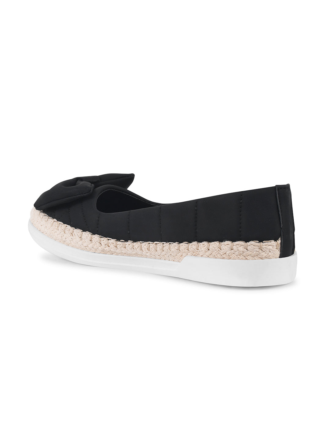 JM Looks espadrille loafers featuring a prominent bow and woven sole detail
Wood Rose