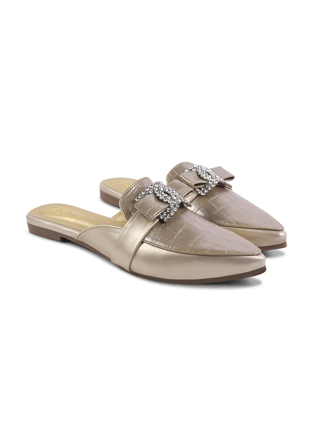 Tan Pointed Pumps for Women | Neutral Work Heels | JM Looks Gold