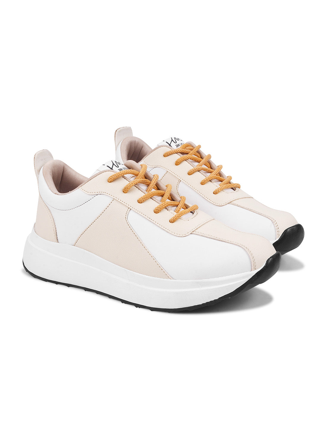 Chunky Lace-Up Sneakers with Cushioned Sole