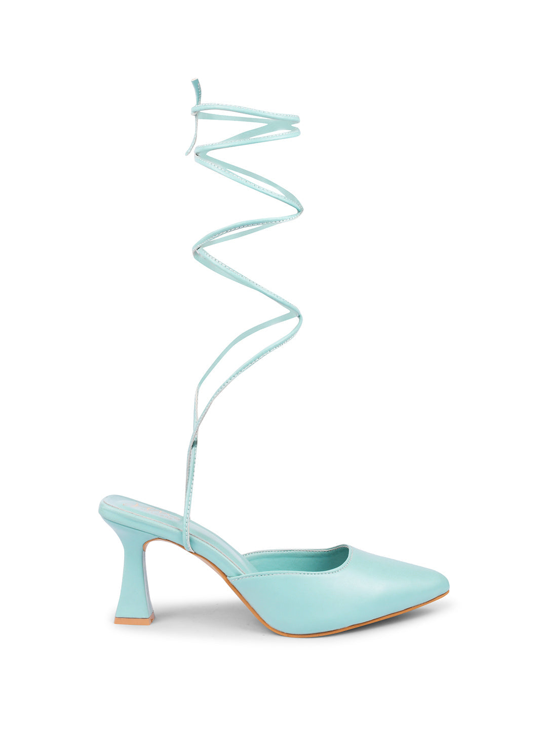 Shop Online Lace-Up Bellie Heels for Timeless Style at JM LOOKS SkyBlue