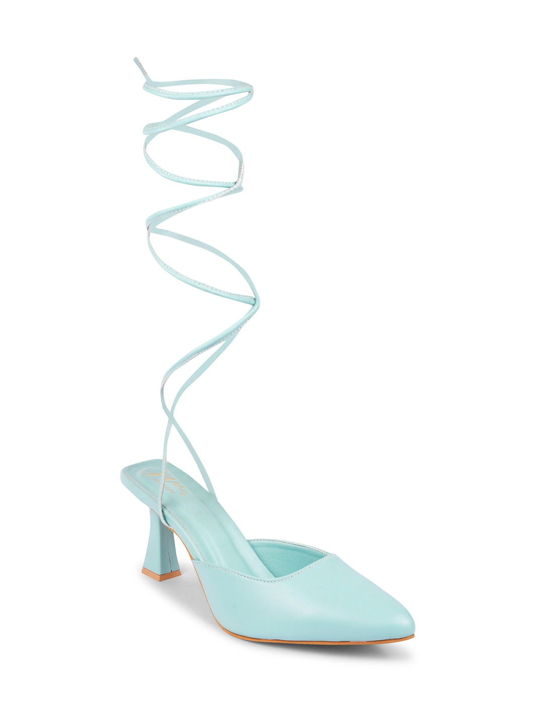 Shop Online Lace-Up Bellie Heels for Timeless Style at JM LOOKS SkyBlue
