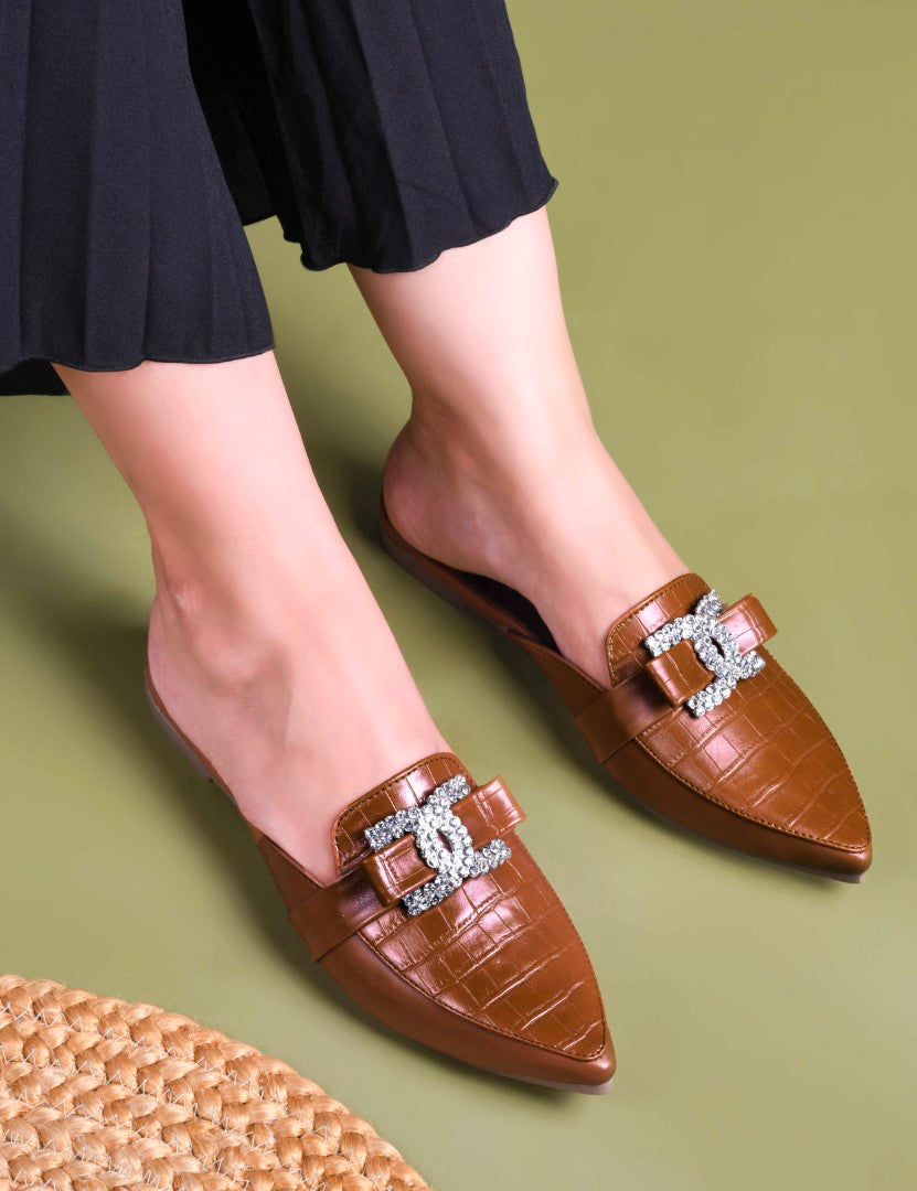 Tan Pointed Pumps for Women | Neutral Work Heels | JM Looks Tan