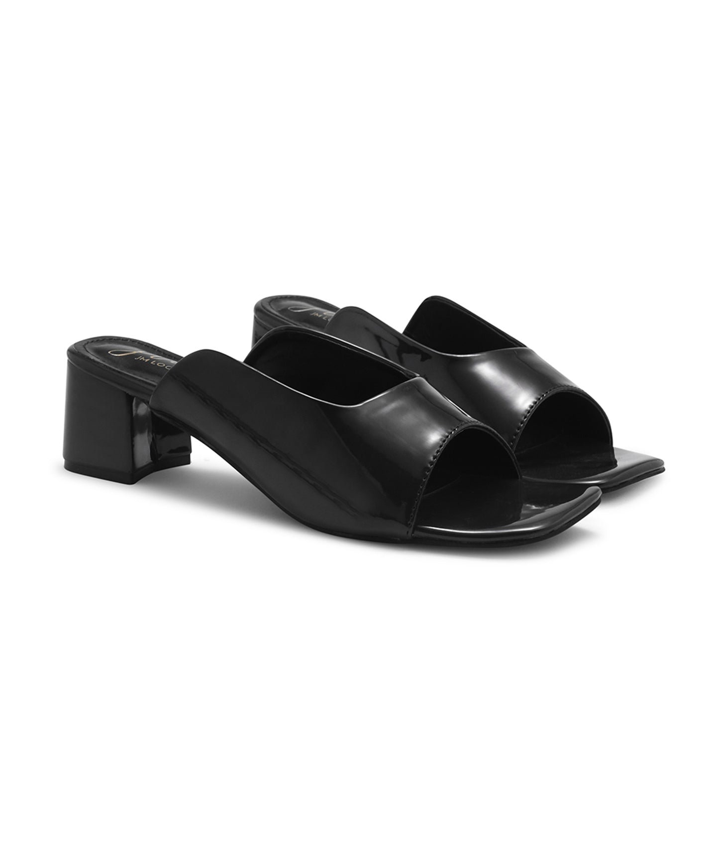 Black Stiletto Heel Sandals for Women | JM Looks Black
