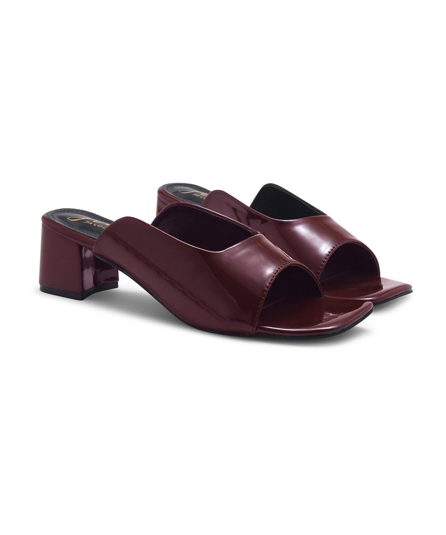 Black Stiletto Heel Sandals for Women | JM Looks Cherry