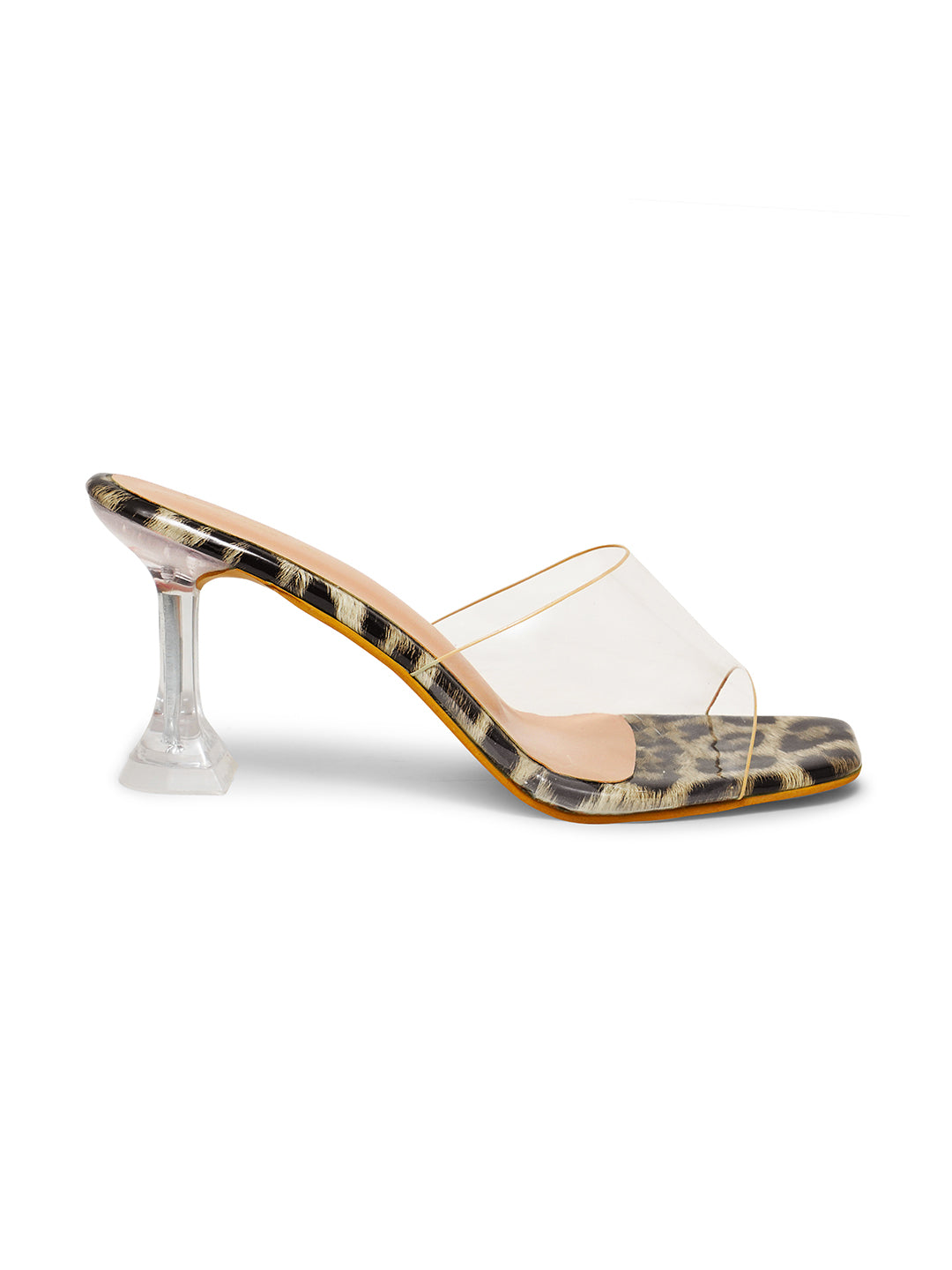 Shop Online Open-Toe Kitten Heeled Sandals for Women and Girls JM LOOKS Tan