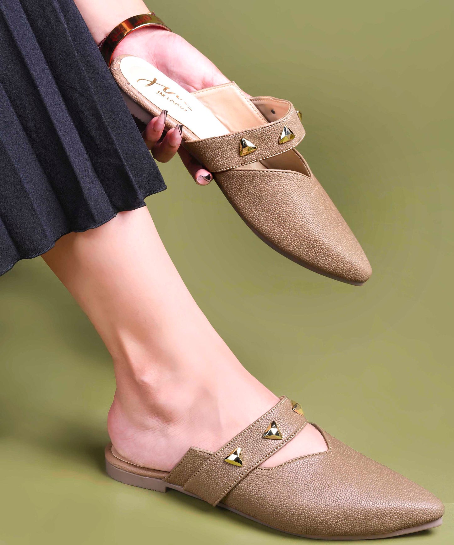 Nude Heel Sandals for Women | Everyday Elegance | JM Looks Beige