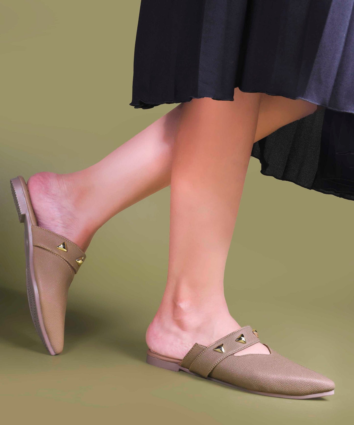 Nude Heel Sandals for Women | Everyday Elegance | JM Looks Beige