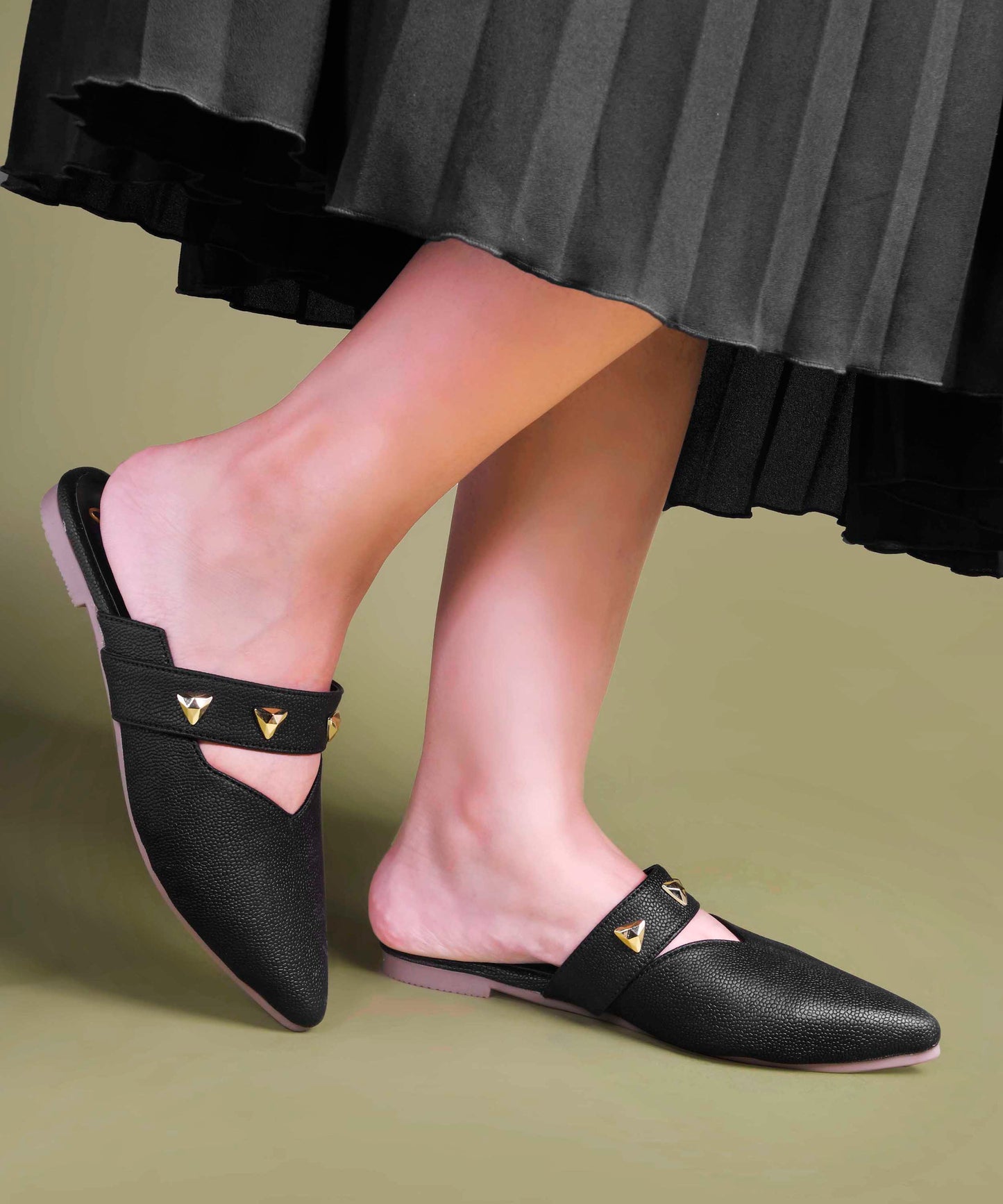 Nude Heel Sandals for Women | Everyday Elegance | JM Looks Black