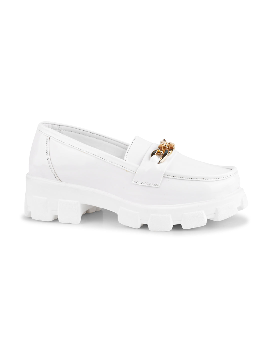 Buy Online Closed Back Platform Pumps Sandals for Women and Girls at JM LOOKS White