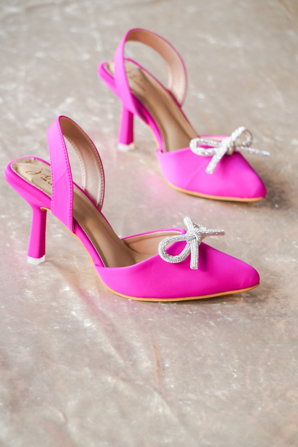 Women's Kitten Heel Sandals with Bow Applique for Women & Girls Rani