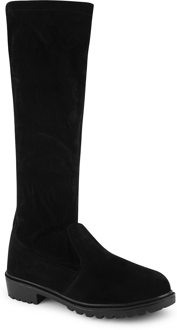 High Top Platform Regular Boots for Women and Girls at JM LOOKS Black