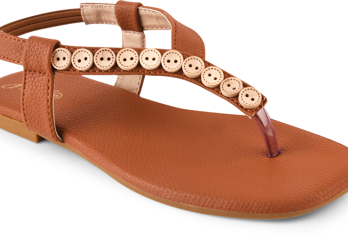 Shop Online Flats Sandals for Women and Girls at JM LOOKS Tan
