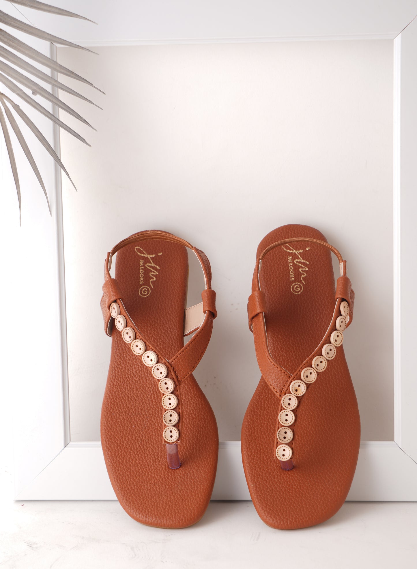 Shop Online Flats Sandals for Women and Girls at JM LOOKS Tan