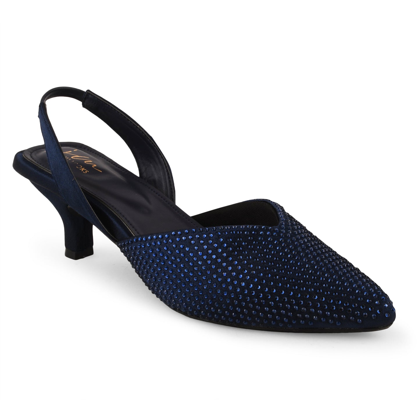 Ethnic Pencil Mules Sandals for Women and Girls at JM LOOKS Blue