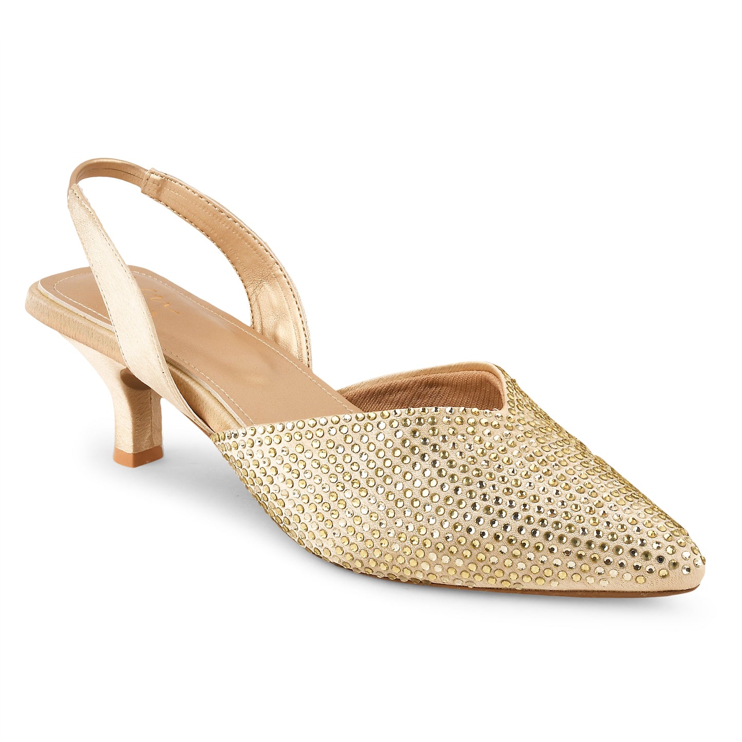 Ethnic Pencil Mules Sandals for Women and Girls at JM LOOKS Golden