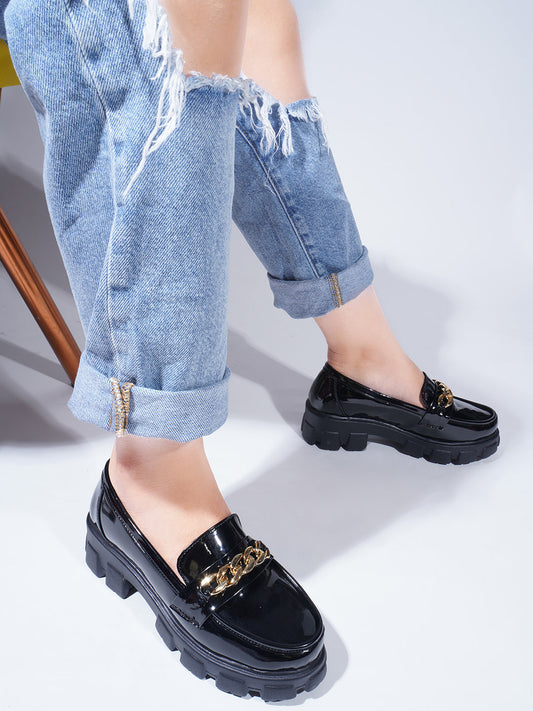 Buy Online Closed Back Platform Pumps Sandals for Women and Girls at JM LOOKS Black