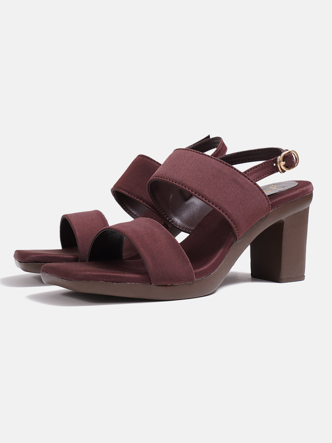 JM Looks Women's Ethnic Toe-Loop Flat Sandals | Threadwork Strap Slip-Ons Brown