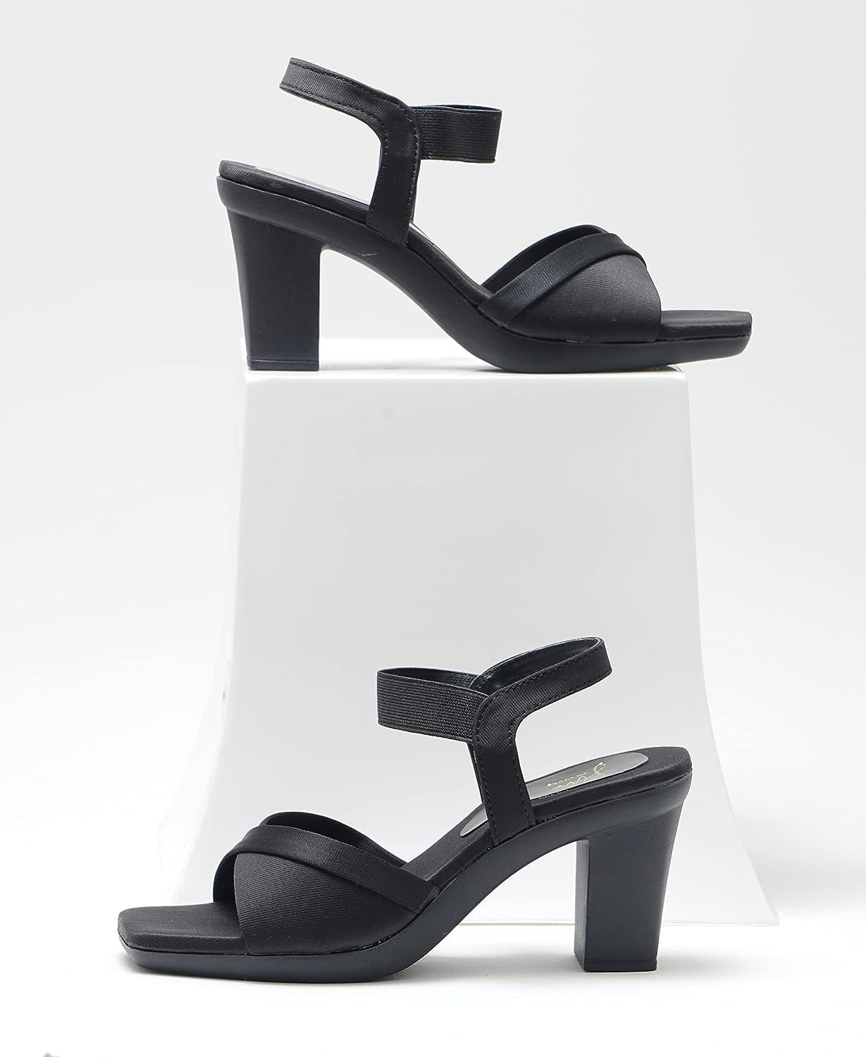 Shop Now Chunky Sandals with Ankle Strap  for Women's & Girls at JM LOOKS Black