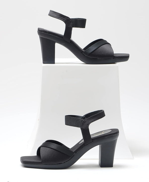 Shop Now Chunky Sandals with Ankle Strap  for Women's & Girls at JM LOOKS Black