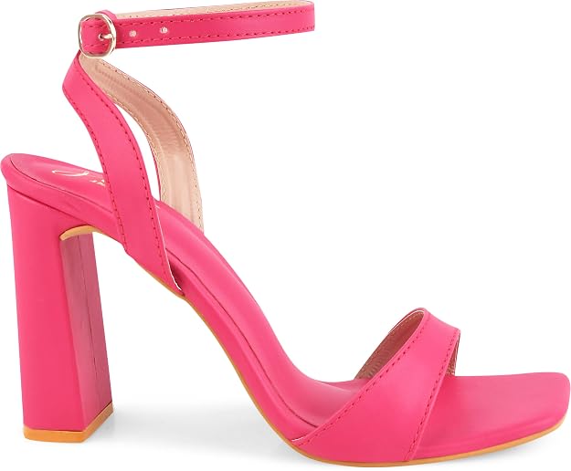 Shop Now Chunky Heel Sandals with Buckle Fastening for Women and Girls Rani