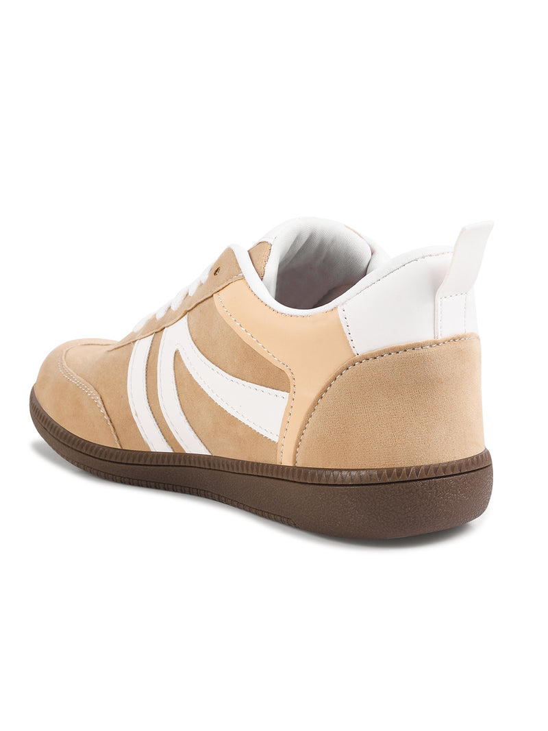 Retro Stripe Suede Sneakers - 8