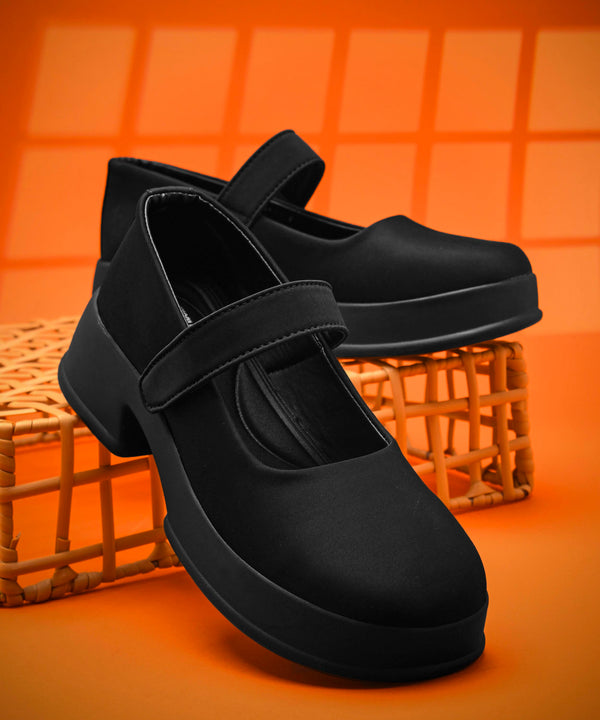 platform mary jane Black