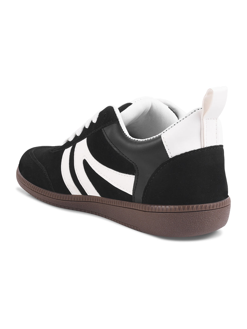 Retro Stripe Suede Sneakers - 14