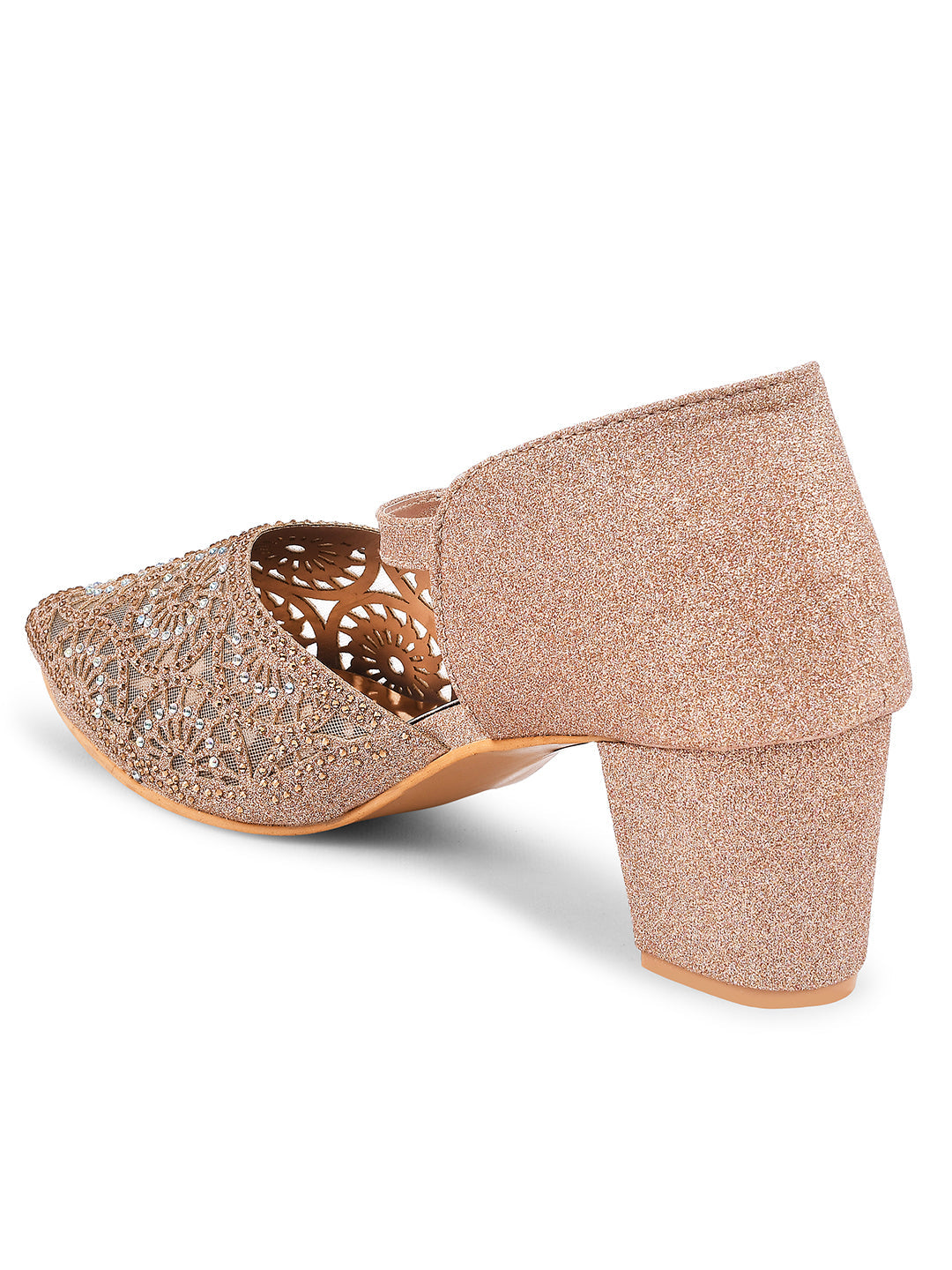 Buckle Strap Mules Block Heel for Women & Girls at JM LOOKS Sultan