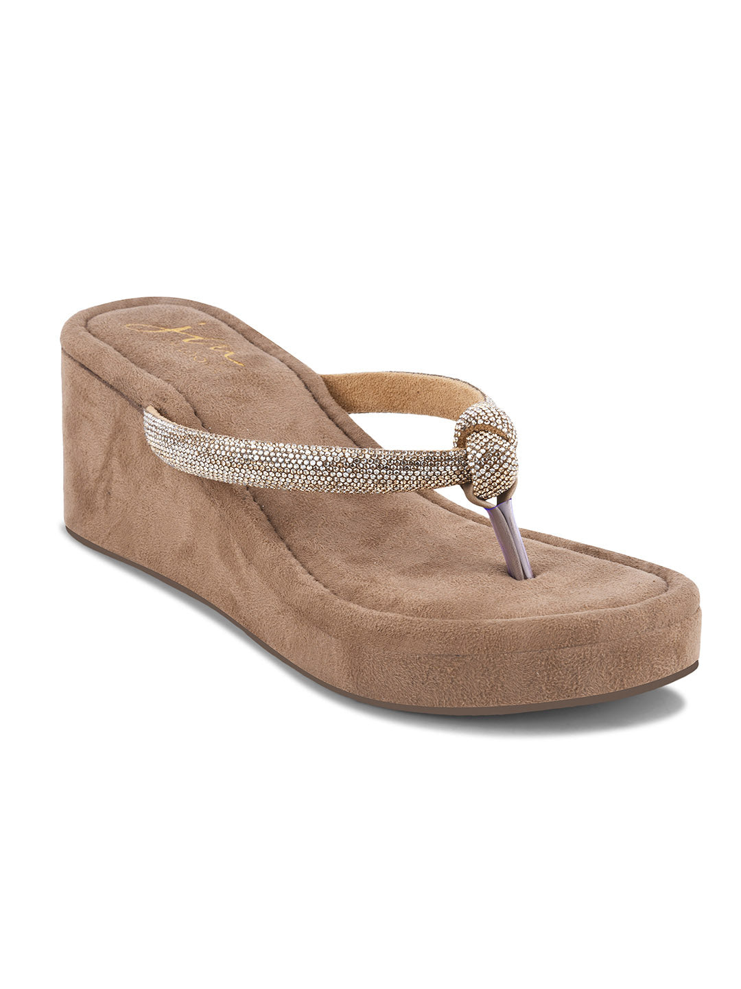 Designer Bling Wedge Sandals