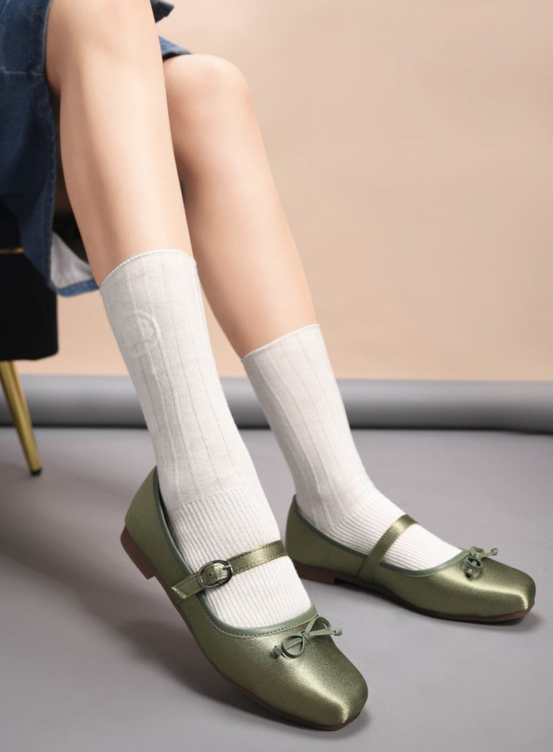 JM Looks Embroidered Broad-Strap Ethnic Flat Sandals for Women | Handcrafted Festive Slip-Ons Green