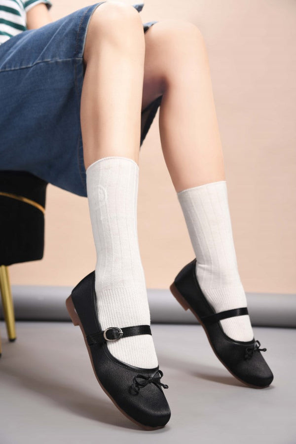 Mary jane ballet flat Black