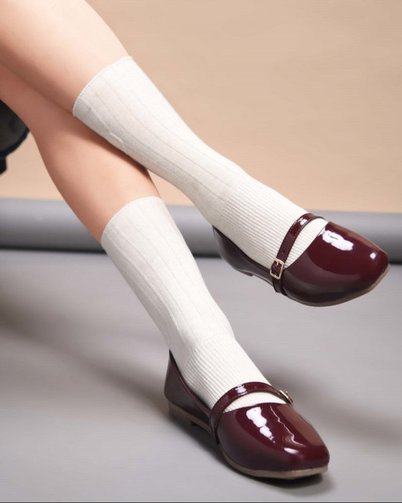 Jm Looks Cherry Double Strap Block Heel Sandals Stylish & Comfortable Cherry