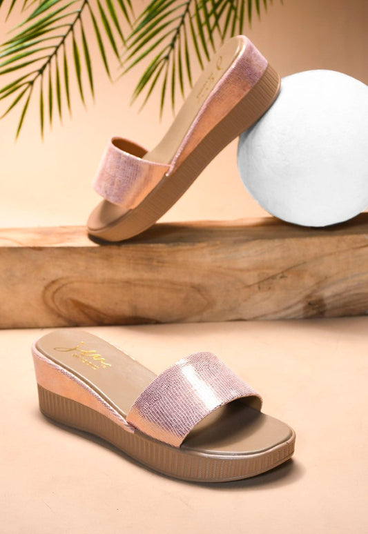 Jm Looks platform heels with an embellished front strap and an ankle strap
 Sultan