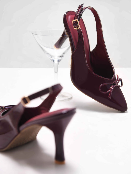 JM Looks Embroidered Ethnic Flat Sandals for Women | Handcrafted Traditional Slip-Ons Cherry