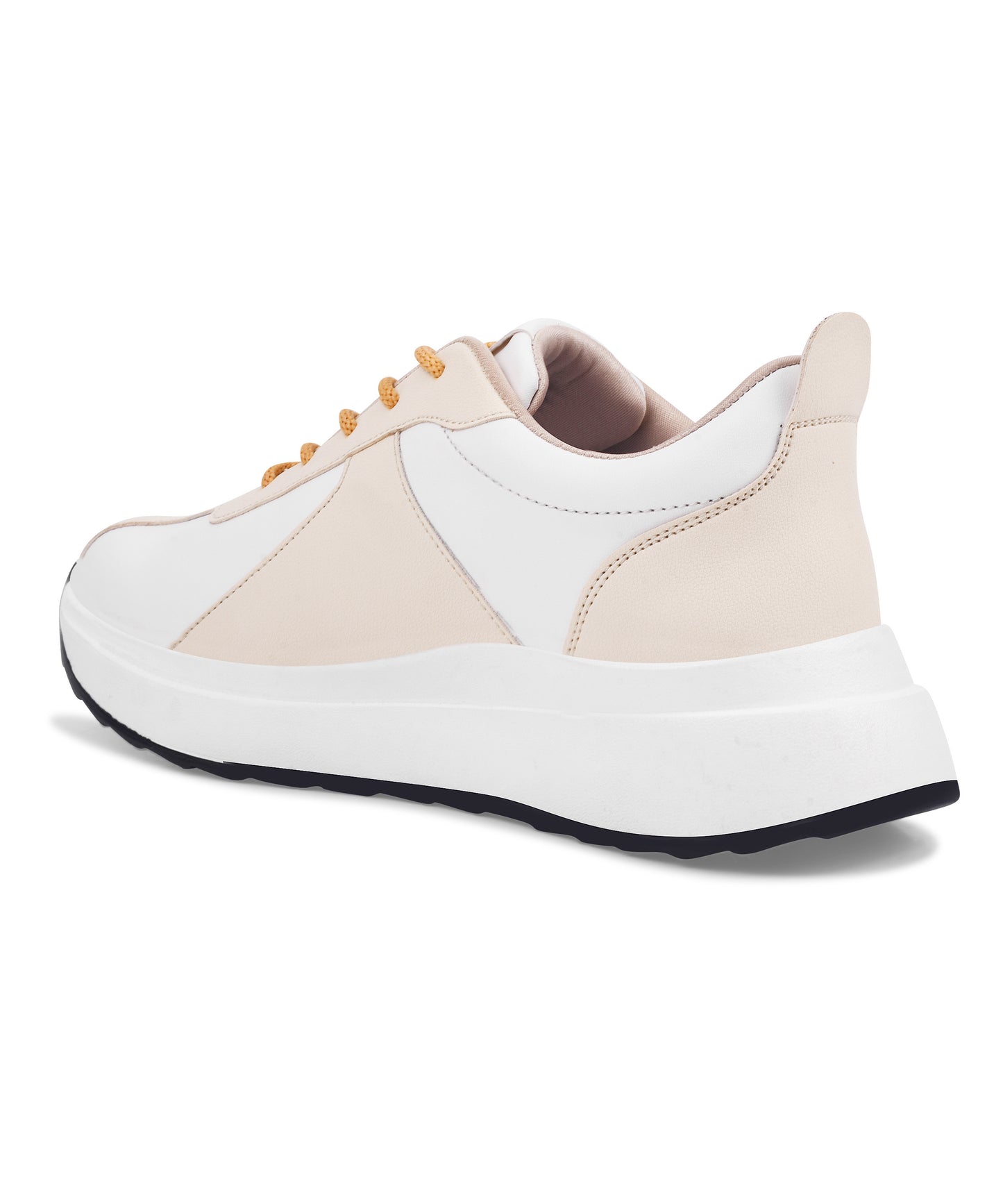 Chunky Lace-Up Sneakers with Cushioned Sole