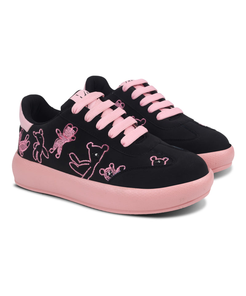 Suede Cute Teddy Sneakers - 9