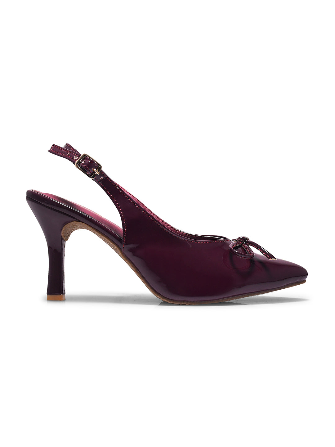JM Looks Embroidered Ethnic Flat Sandals for Women | Handcrafted Traditional Slip-Ons Cherry